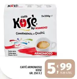Vivo Supermercati Caffè Armonioso Kose offerta