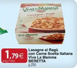 Docks Cash&Carry Lasagne al Ragù Viva La Mamma BERETTA offerta