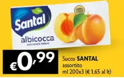 Spak Supermercati Succo Santal albicocca offerta