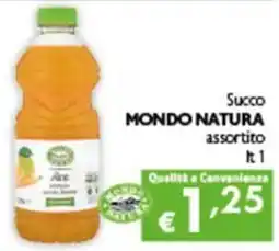 Spak Supermercati Succo Mondo Natura assortito offerta