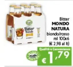 Spak Supermercati Bitter Mondo Natura offerta