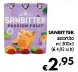 Spak Supermercati Sanbitter passion fruit offerta