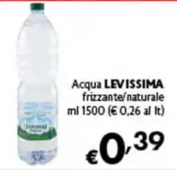 Spak Supermercati Acqua LEVISSIMA offerta