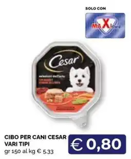 Maxisconto Cibo per cani Cesar offerta
