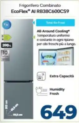 Elettrosintesi Frigorifero Combinato EcoFlex AI RB38C600CS9 offerta