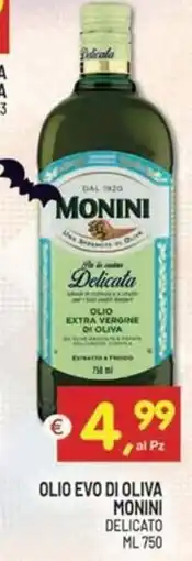 Centro Commerciale Discount Olio Evo di Oliva Monini Delicato offerta