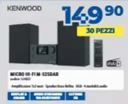 Elettrosintesi Kenwood Micro Hi-Fi M-525DAB offerta
