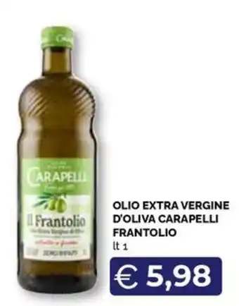 Olio extra vergine di oliva Carapelli Frantolio