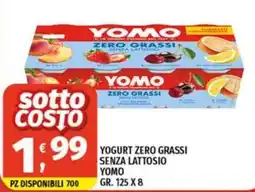 Vivo Supermercati Yogurt zero grassi senza lattosio Yomo offerta