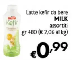 Spak Supermercati Latte kefir da bere MILK assortiti offerta