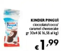 Spak Supermercati Kinder Pinguì offerta