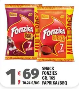 Vivo Supermercati Snack Fonzie offerta