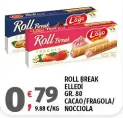 Vivo Supermercati Roll Break Lago offerta