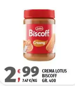 Vivo Supermercati Crema Lotus Biscoff offerta
