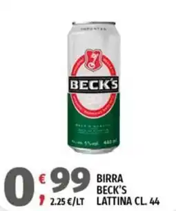 Vivo Supermercati Birra Beck's offerta