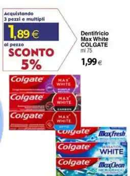 Docks Cash&Carry Dentifricio Max White COLGATE offerta