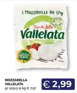 Maxisconto Mozzarella Vallelata offerta