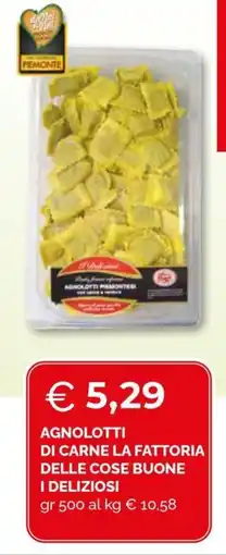 Maxisconto Agnolotti di carne La fattoria delle cose buone i deliziosi offerta