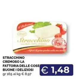 Maxisconto Stracchino cremoso la fattoria delle cose buone i deliziosi offerta