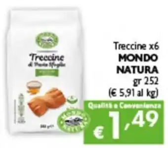 Treccine di Pasta Rigida MONDO NATURA