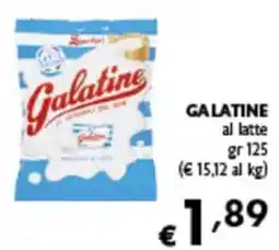 Spak Supermercati Galatine al latte offerta