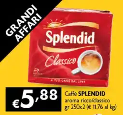 Spak Supermercati Caffè Splendid Classico offerta