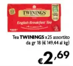 Spak Supermercati Tea TWININGS assortito offerta