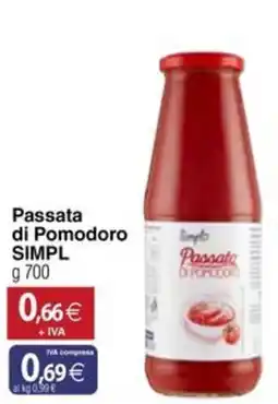 Docks Cash&Carry Passata di Pomodoro SIMPL offerta