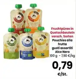 Interspar Pouchies alla frutta Alce Nero offerta