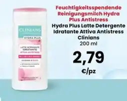 Interspar Clinians Hydra Plus Latte Detergente Idratante Attiva Antistress offerta
