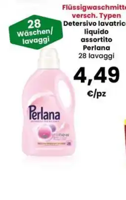Interspar Detersivo lavatrice liquido assortito Perlana offerta