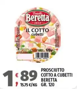 Vivo Supermercati Prosciutto cotto a cubetti Beretta offerta