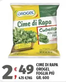 Vivo Supermercati Cime di rapa Orogel foglia più offerta