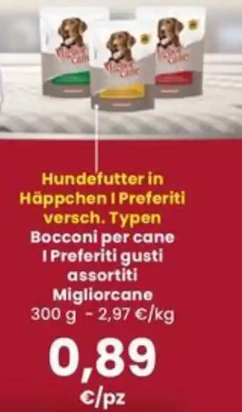 Bocconi per cane I Preferiti gusti assortiti