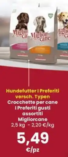 Interspar Crocchette per cane I Preferiti gusti assortiti Migliorcan offerta