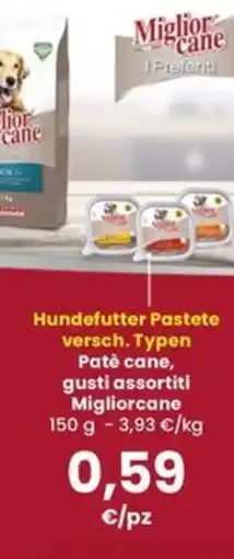 Interspar Patè cane, gusti assortiti Migliorcanne offerta