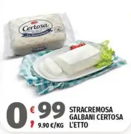 Vivo Supermercati Stracremosa Galbani Certosa offerta