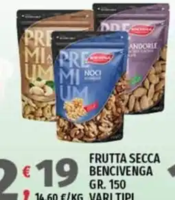 Vivo Supermercati Frutta secca bencivenga offerta