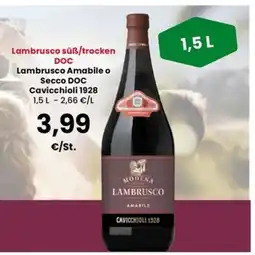 Interspar Lambrusco Amabile offerta