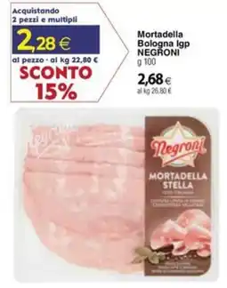 Docks Cash&Carry Mortadella Bologna Igp Negroni offerta