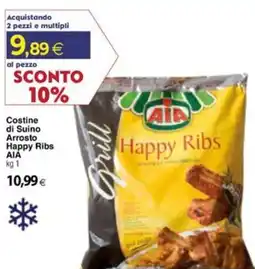 Docks Cash&Carry Costine di Suino Arrosto Happy Ribs AIA offerta