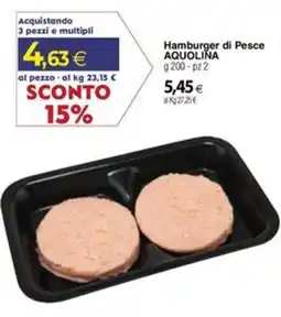 Docks Cash&Carry Hamburger di Pesce AQUOLINA offerta
