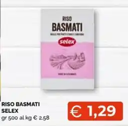 Maxisconto Riso basmati Selex offerta