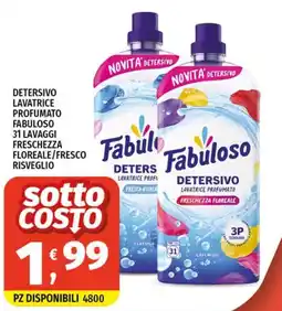 Vivo Supermercati Fabuloso Detersivo Lavatrice Profumato offerta