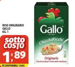 Vivo Supermercati Riso originario Gallo offerta