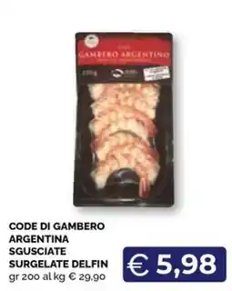 Maxisconto Gambero argentino sgusciate offerta