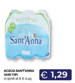 Maxisconto Acqua Sant'Anna offerta