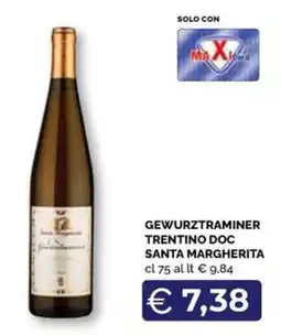 Maxisconto Gewurztraminer Santa Margherita offerta