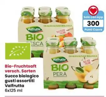 Succo biologico gusti assortiti Valfrutta