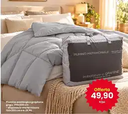 Interspar Piumino anallergico graphene grigio offerta